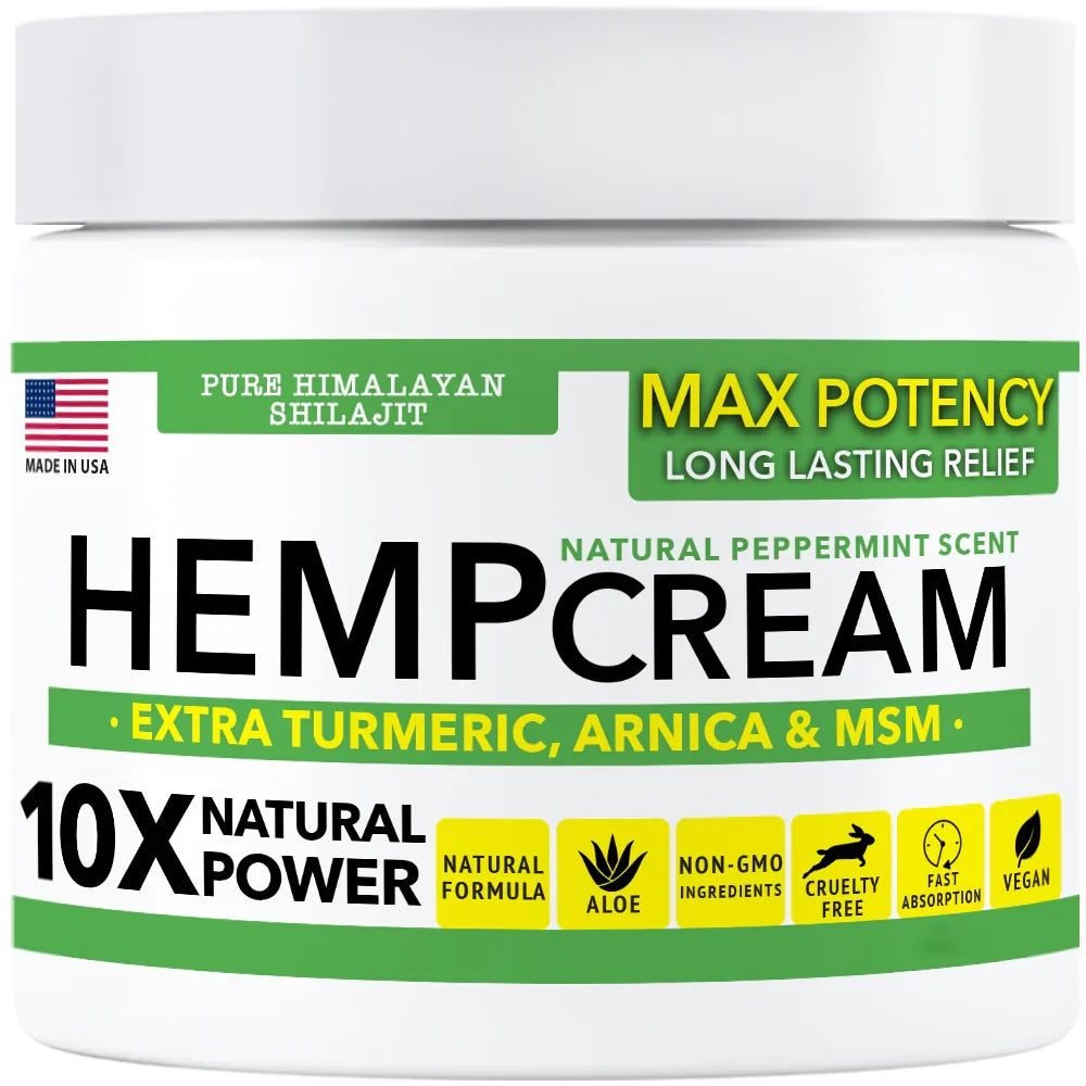PURE HIMALAYAN SHILAJIT Hemp Cream