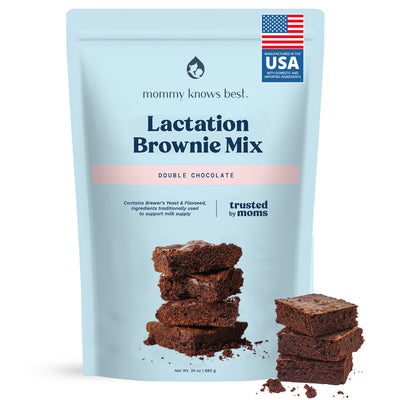 Lactation Brownie Mix - Double Chocolate Brownie - 24 oz