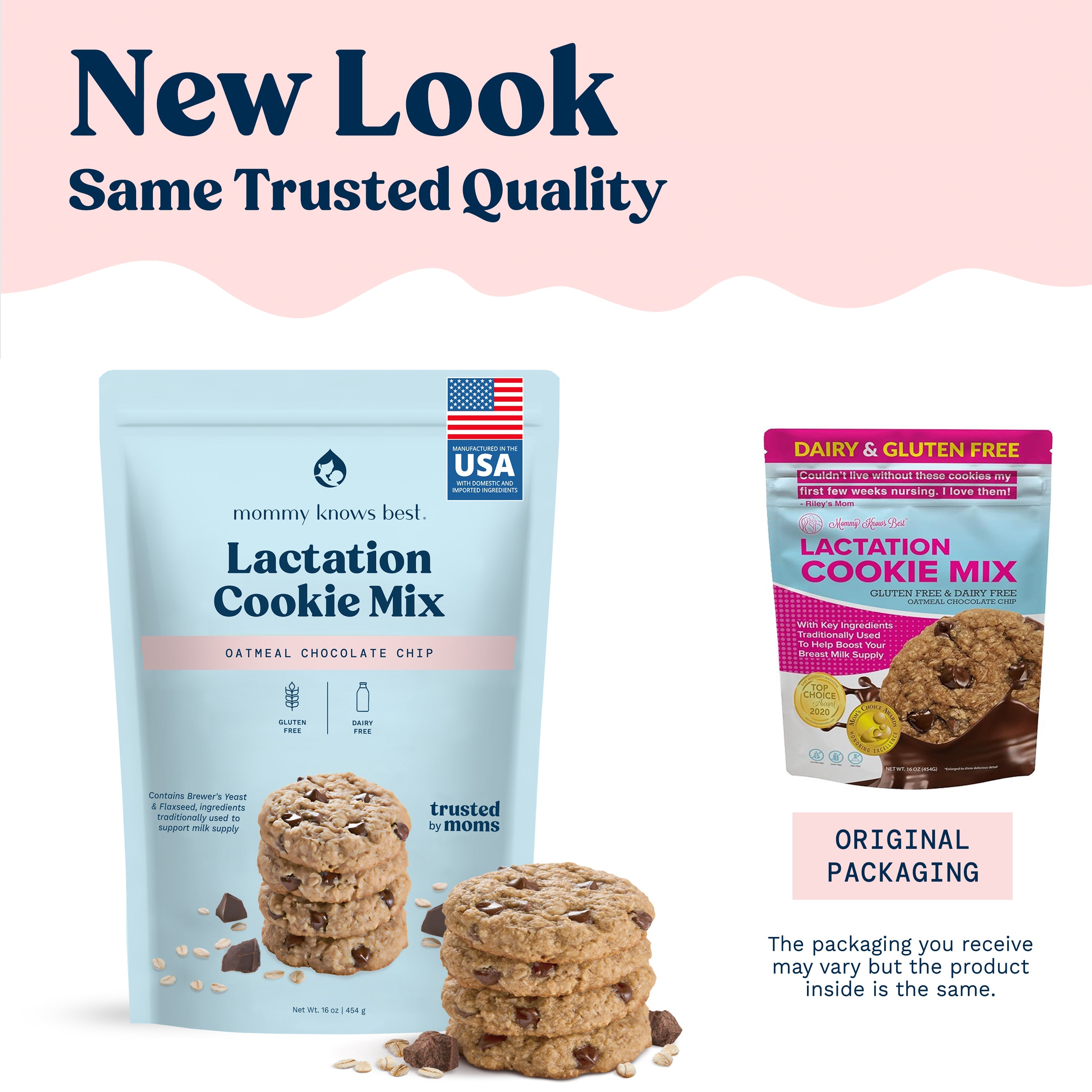 Lactation Cookie Mix - Gluten/Dairy Free - Chocolate Chip - 16oz