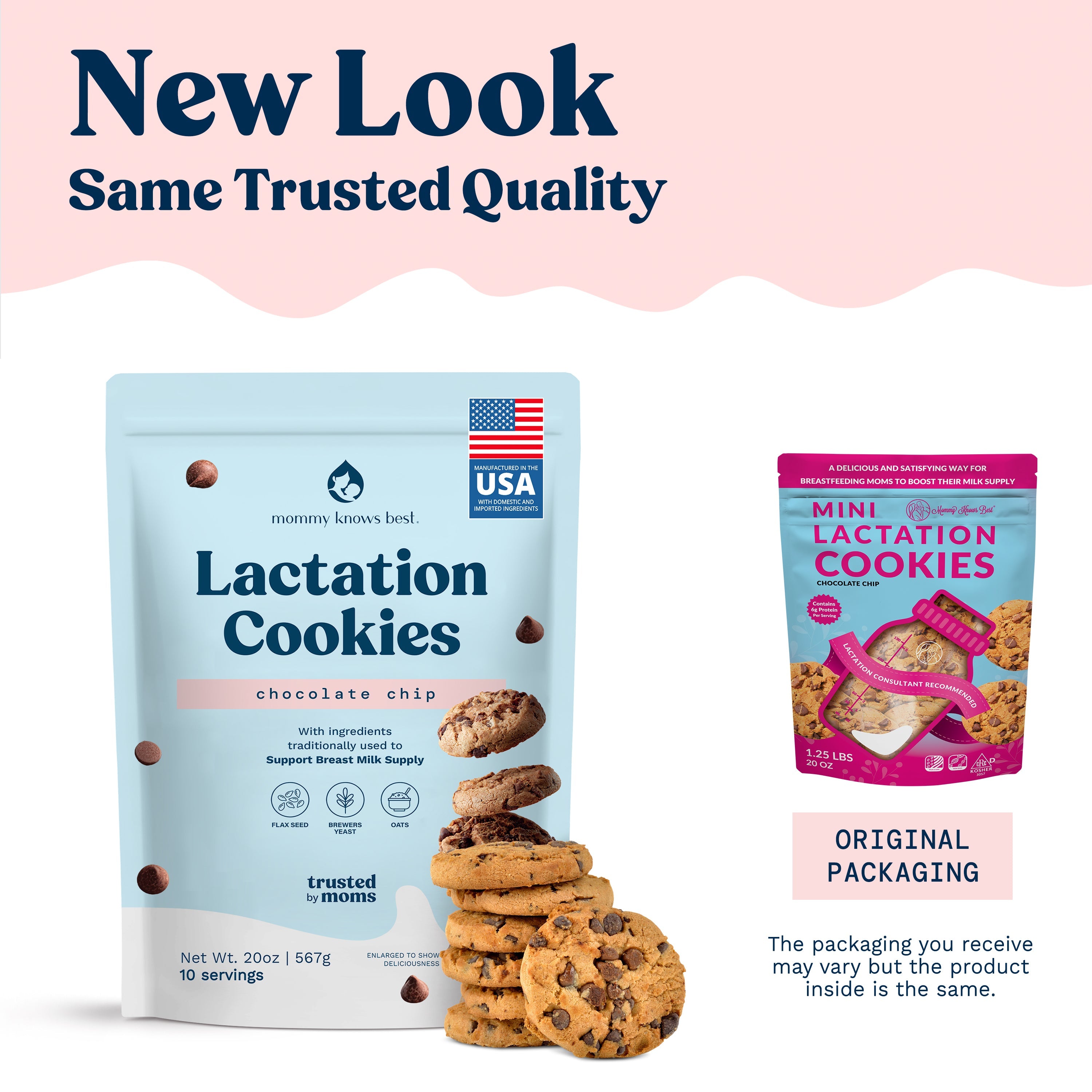 Mini Lactation Cookies - Chocolate Chip