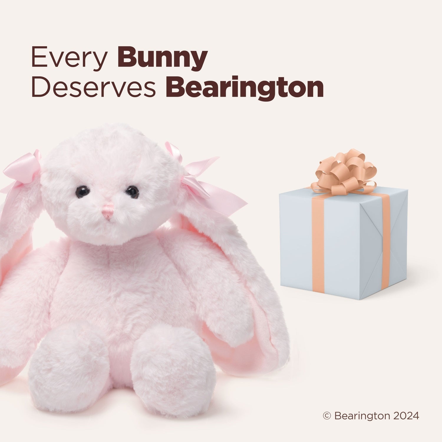 14" Bunny Light Pink Bun Bun