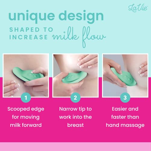 Travel Lactation Massager - Light Teal