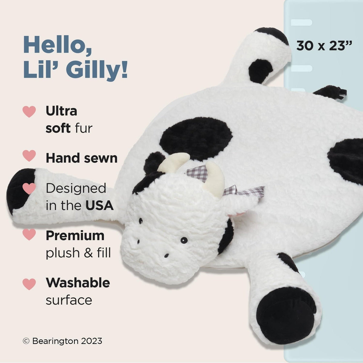 30" x 23" Belly Blankets Gilly