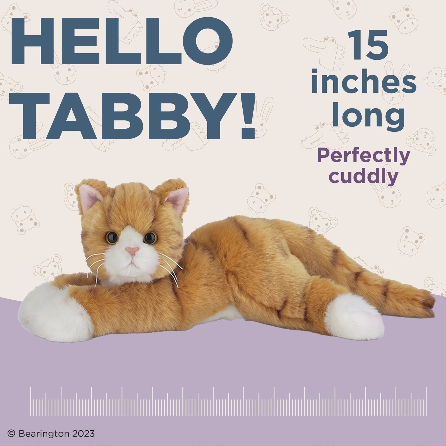 15" Tabby Cat Tabby