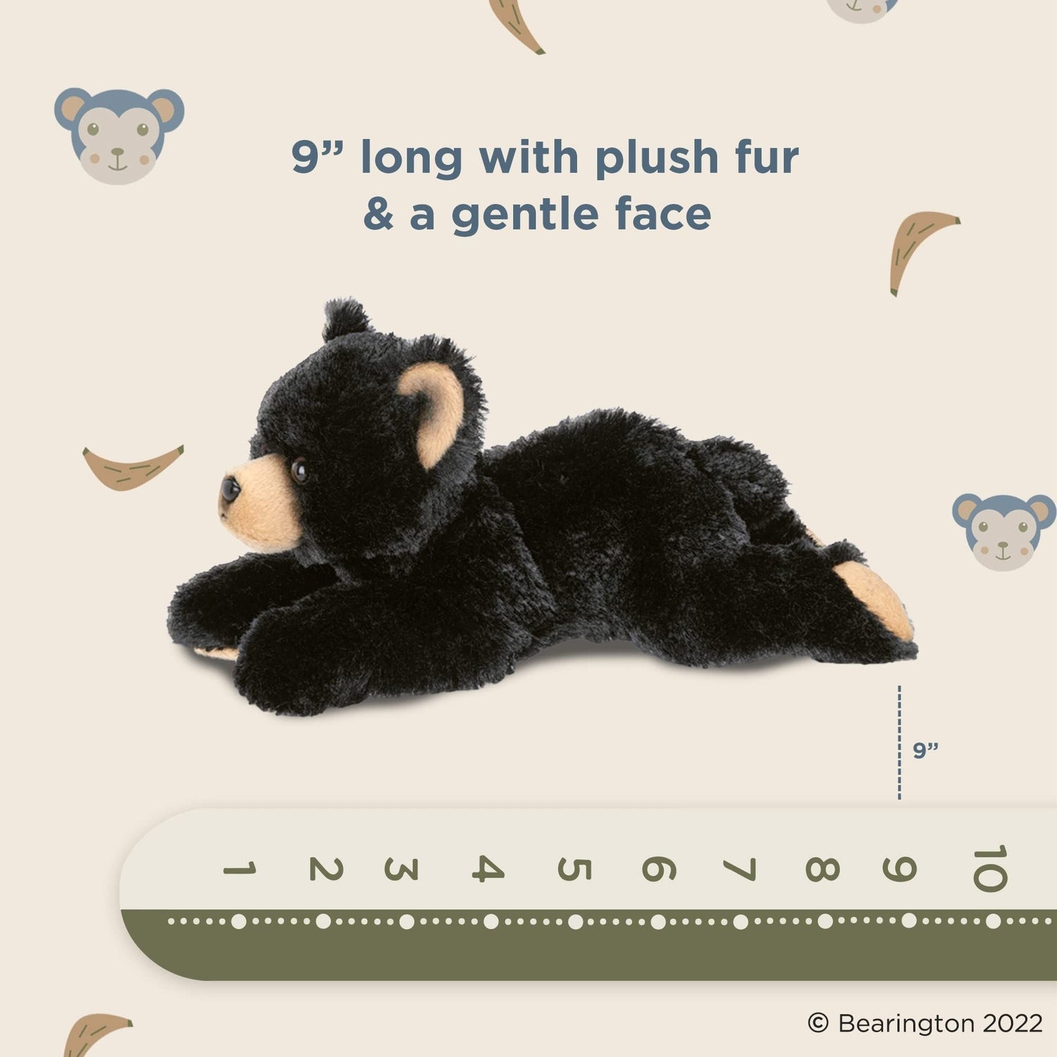 9" Black Bear Lil' Smokie