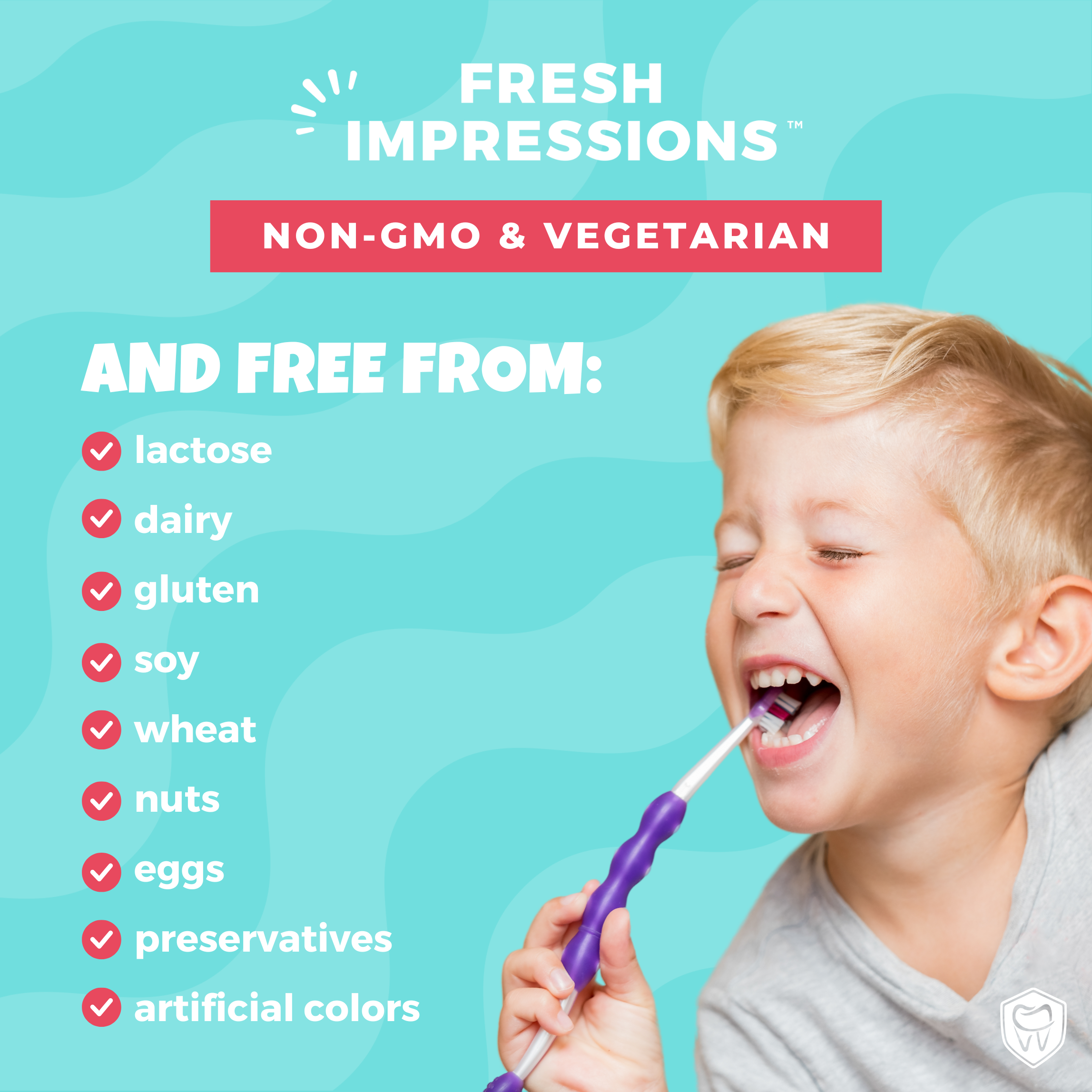 Fresh Impressions - Strawberry Oral Probiotic Lozenges for Kids