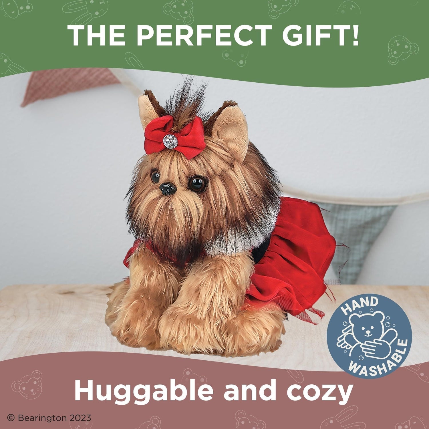 13" Dog Yuletide Yorkie