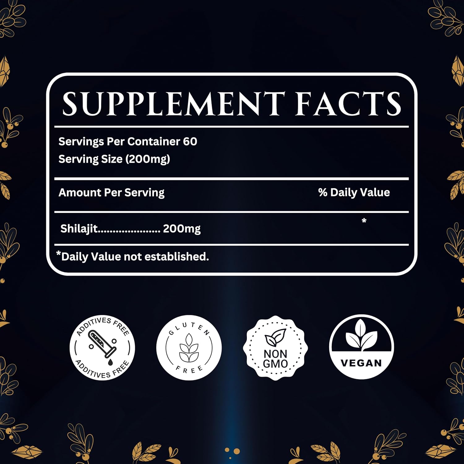 Pure Shilajit Resin Dry Drops - High Potency, Grade A, 100% Pure & Natural with Fulvic Acid & 85+ Trace Minerals