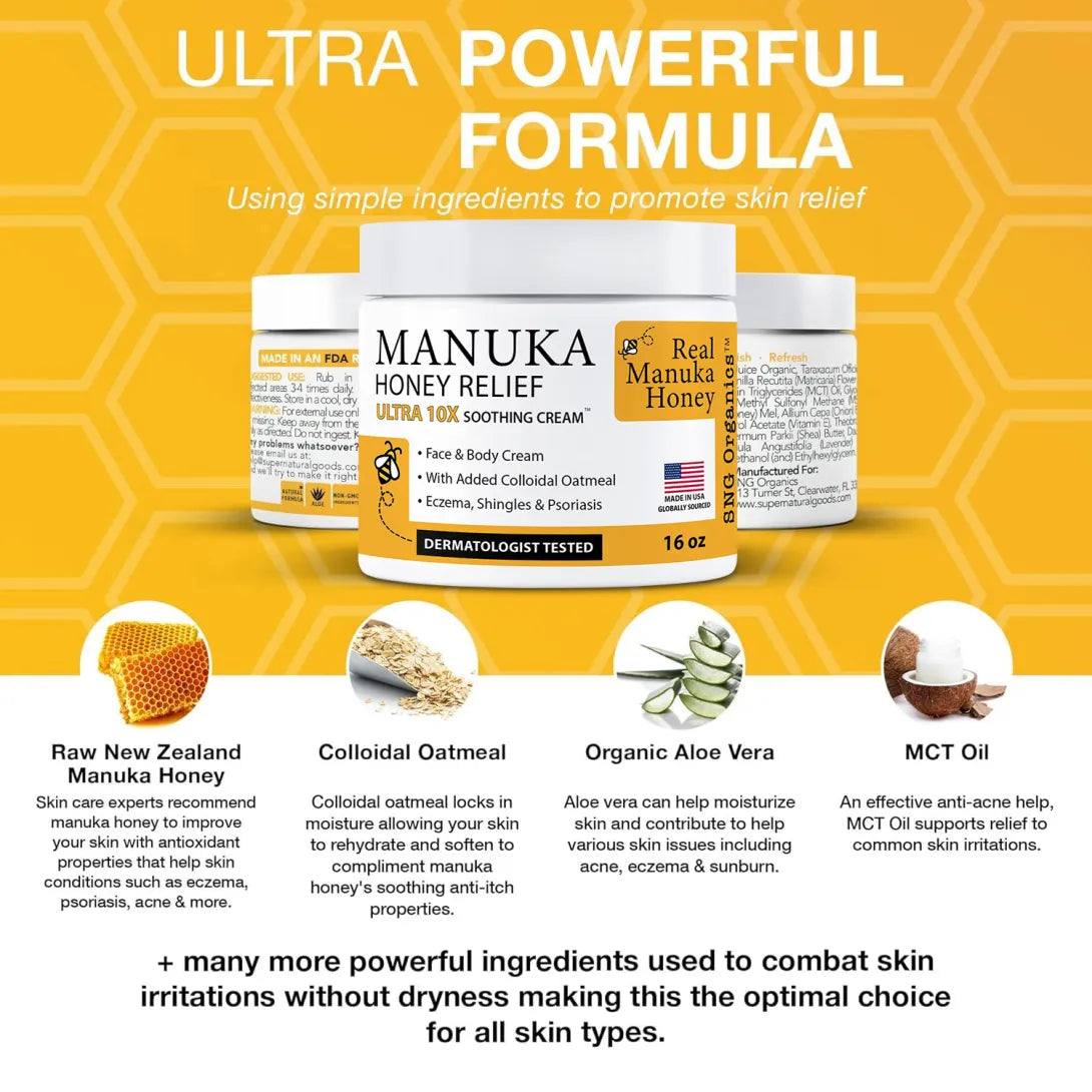 Manuka Body Cream SNG Organics
