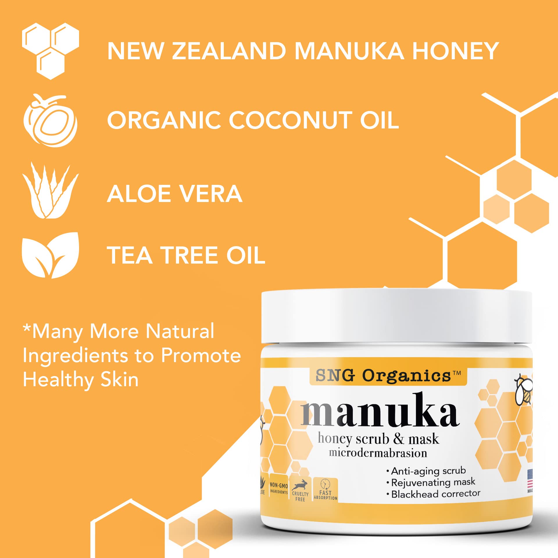 Manuka Body Scrub SNG Organics