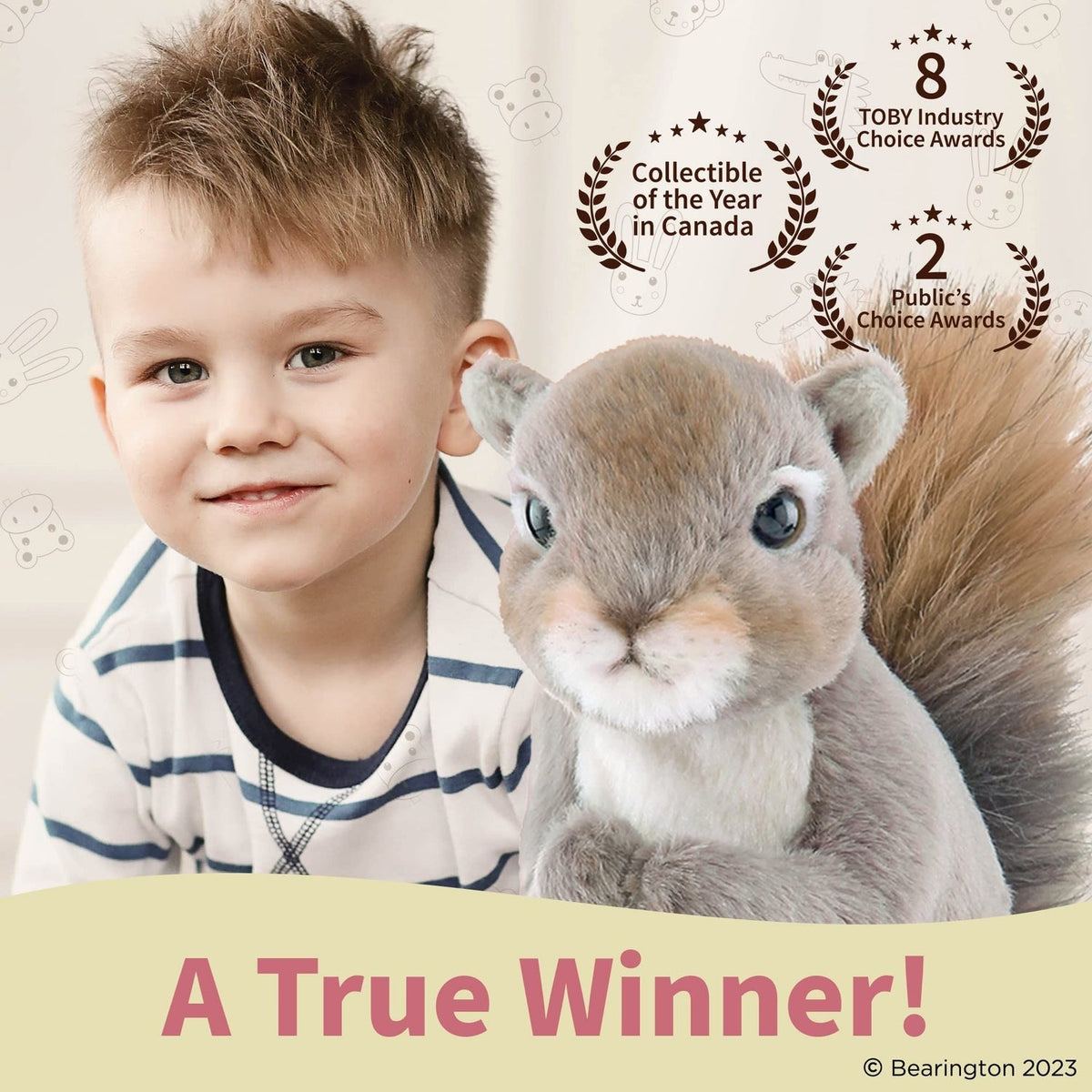 7" Squirrel Lil' Peanut
