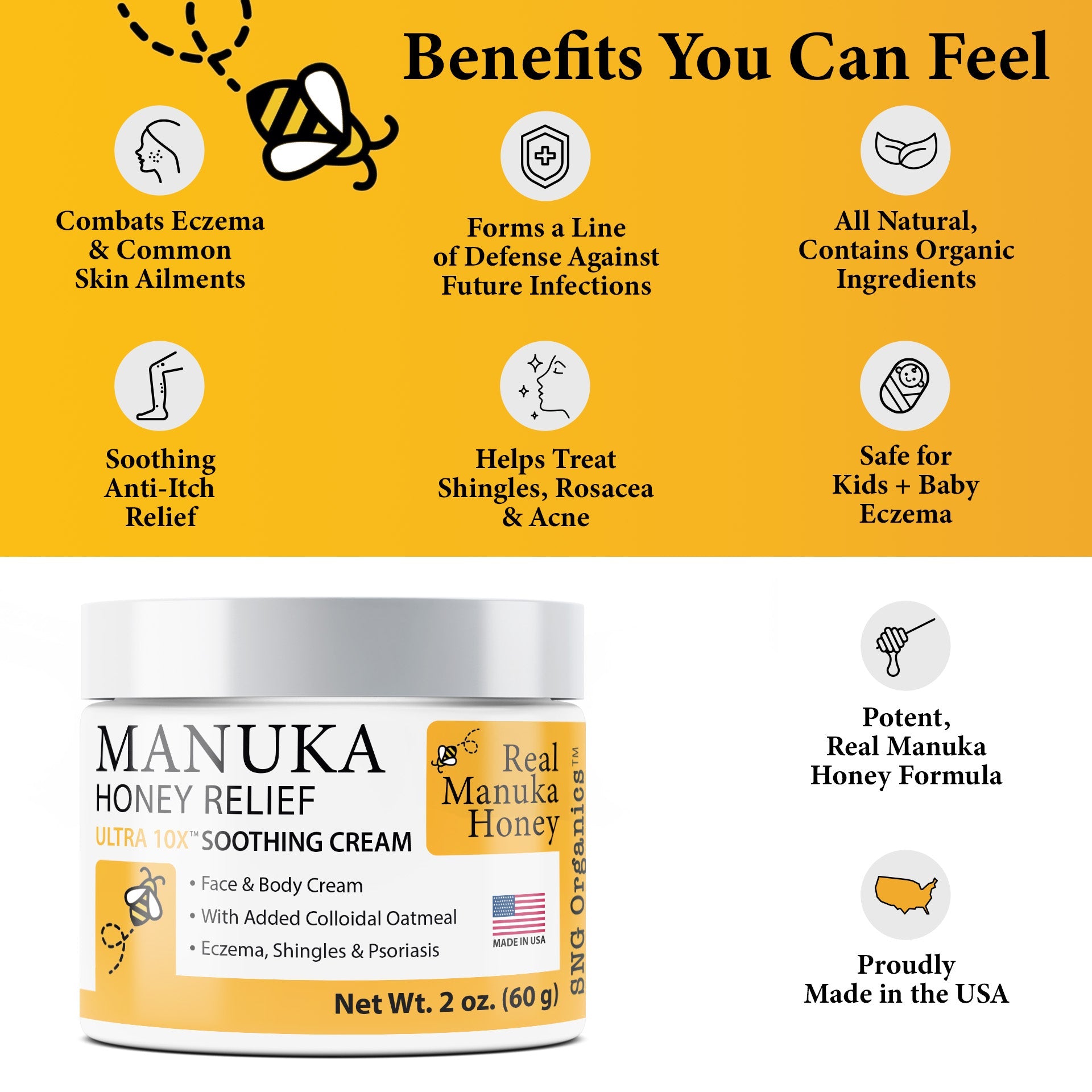 Manuka Body Cream 10X Power