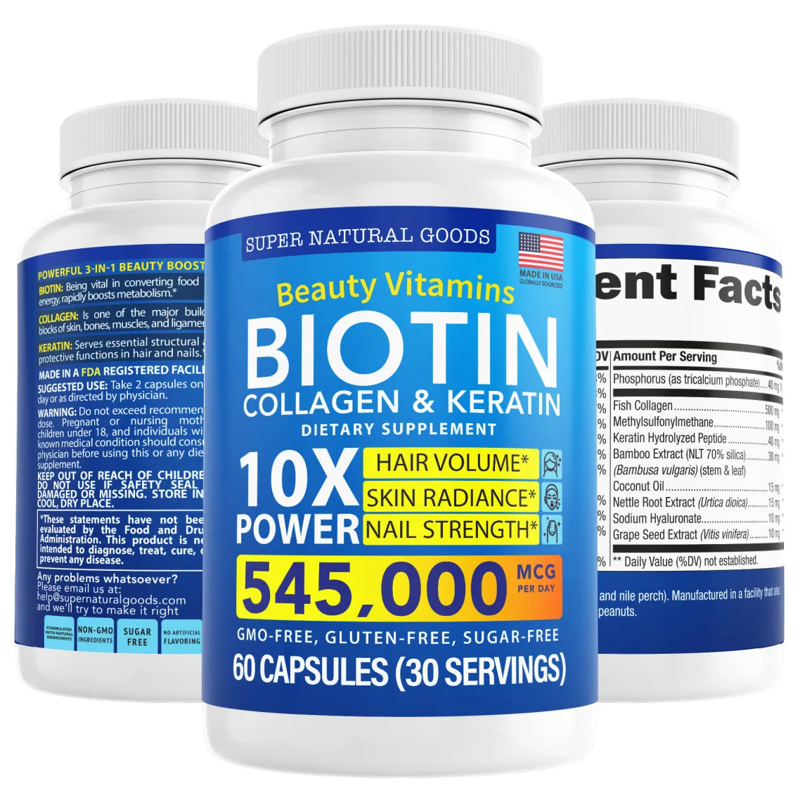 Biotin Collagen Keratin