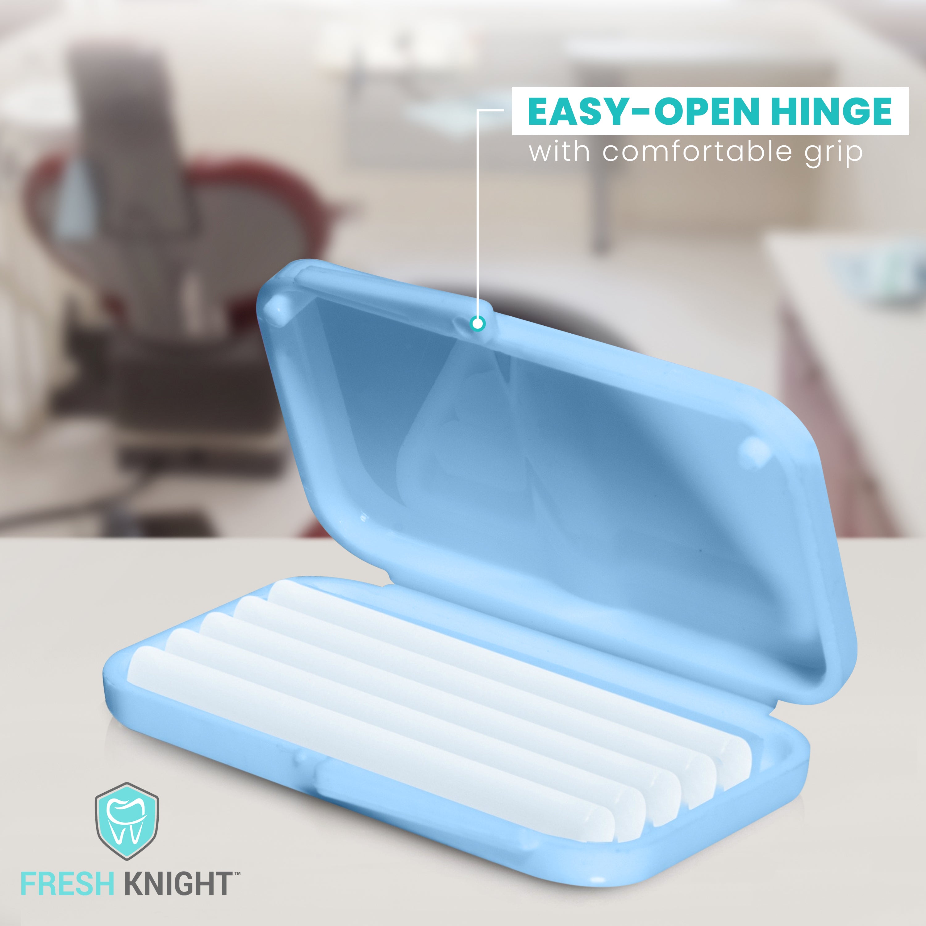 Premium Braces Wax- 10 pack Fun & Bright Colors with FREE storage case.