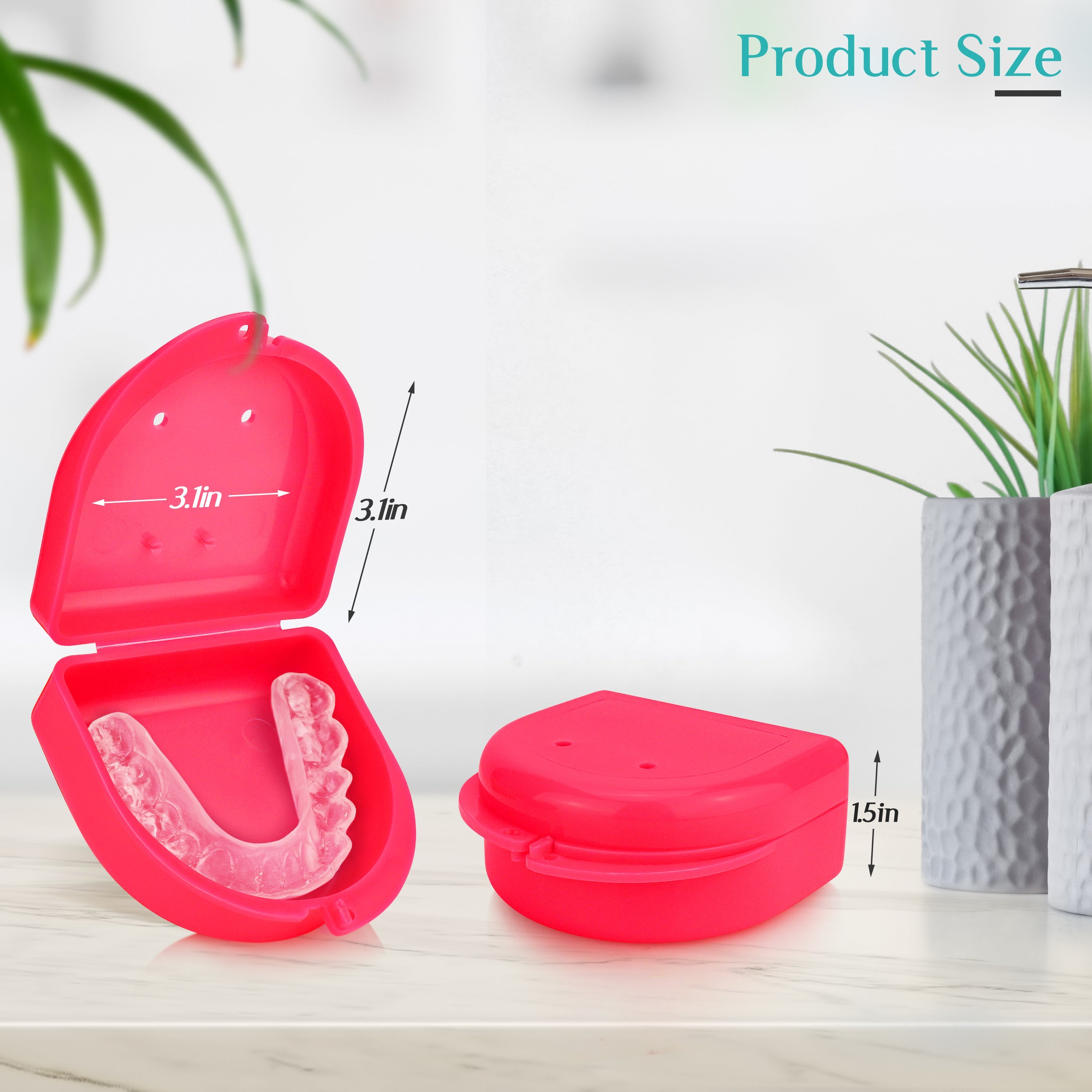 2 Pack: Pink Poppy Retainer Case