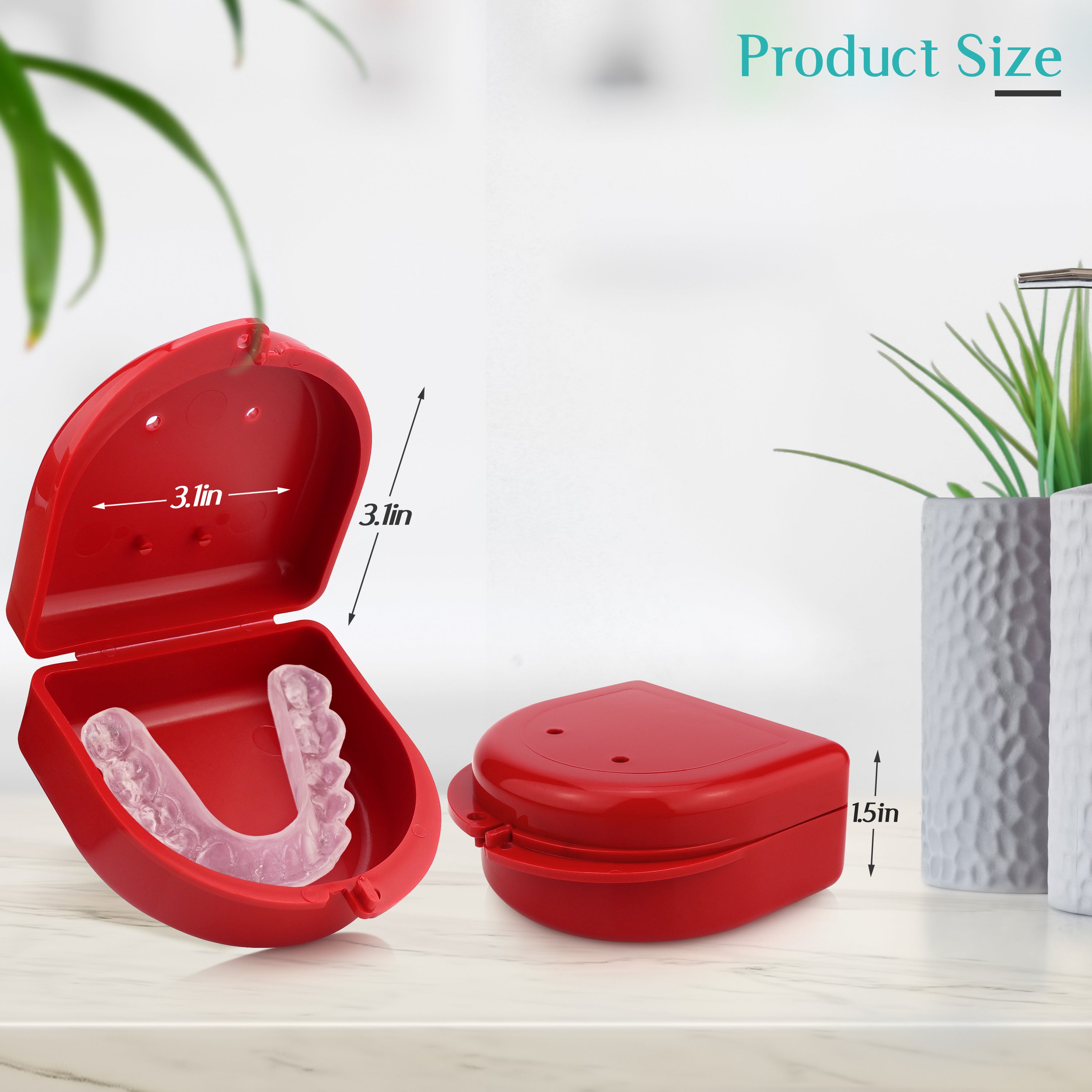 2 Pack: Ferrari Red Retainer Case