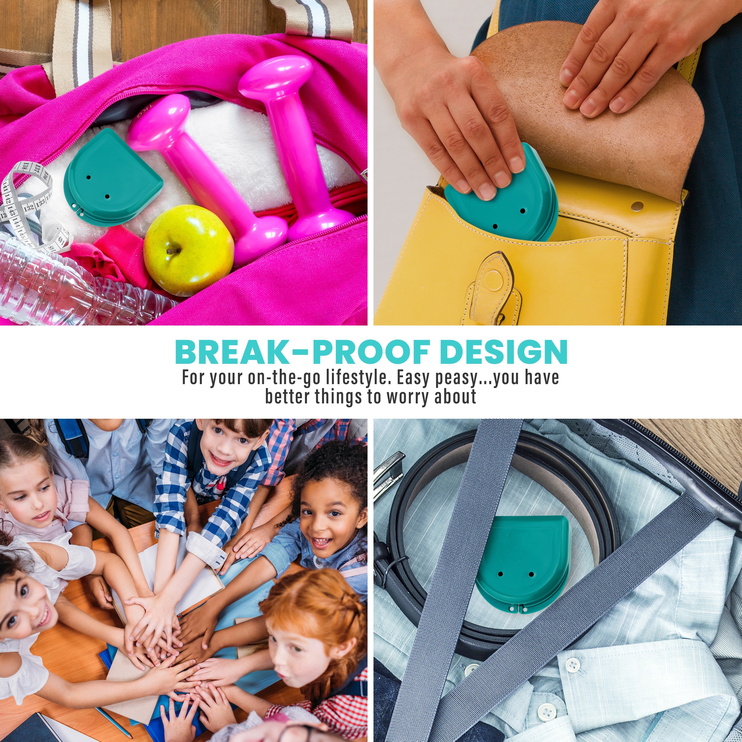 2 Pack: Perfect Teal Retainer Case