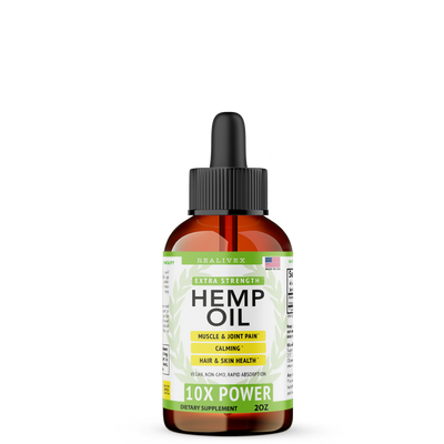 [REALIVEX] Hemp Oil - Assists Sleep & Inflammation