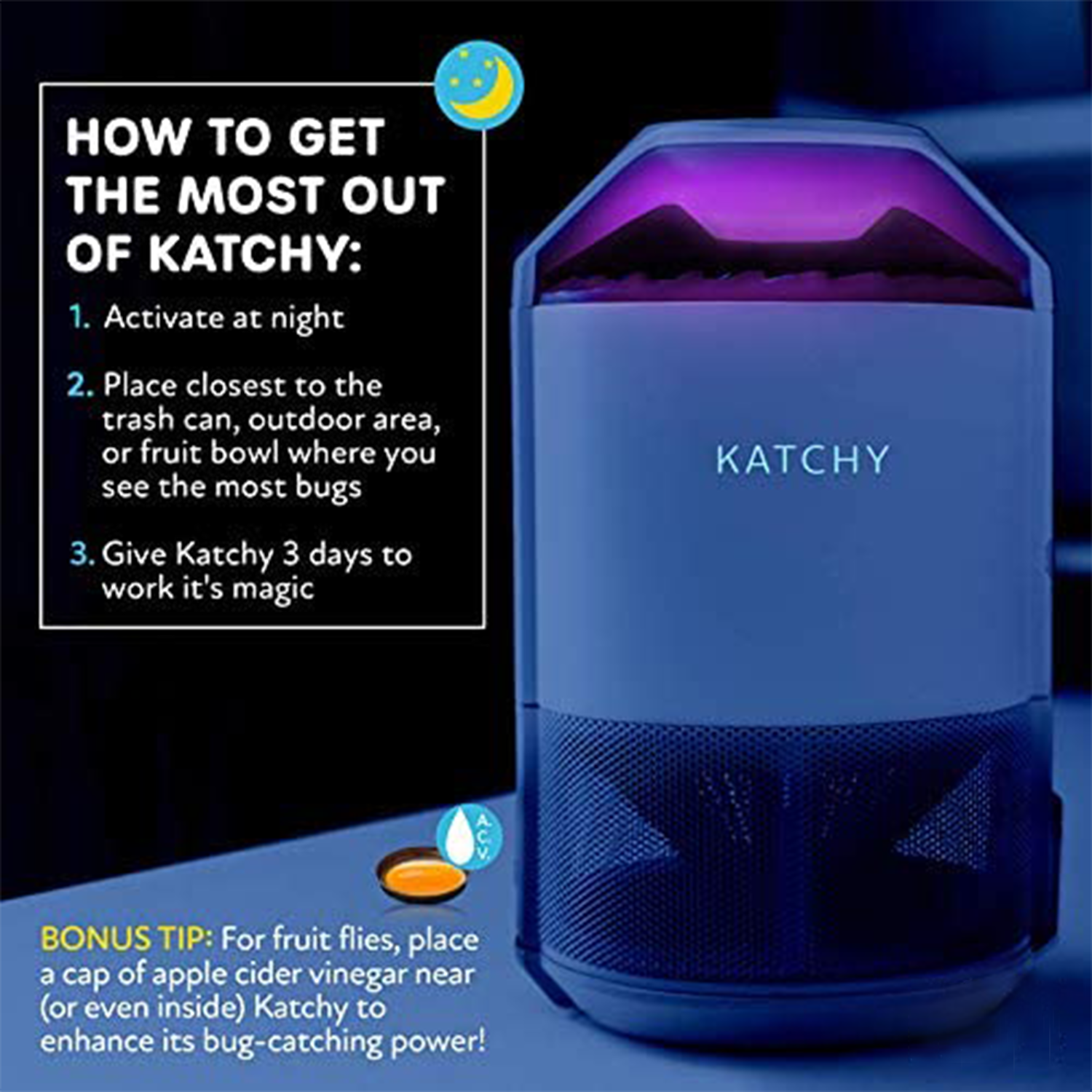 Katchy Original Indoor Insect Trap