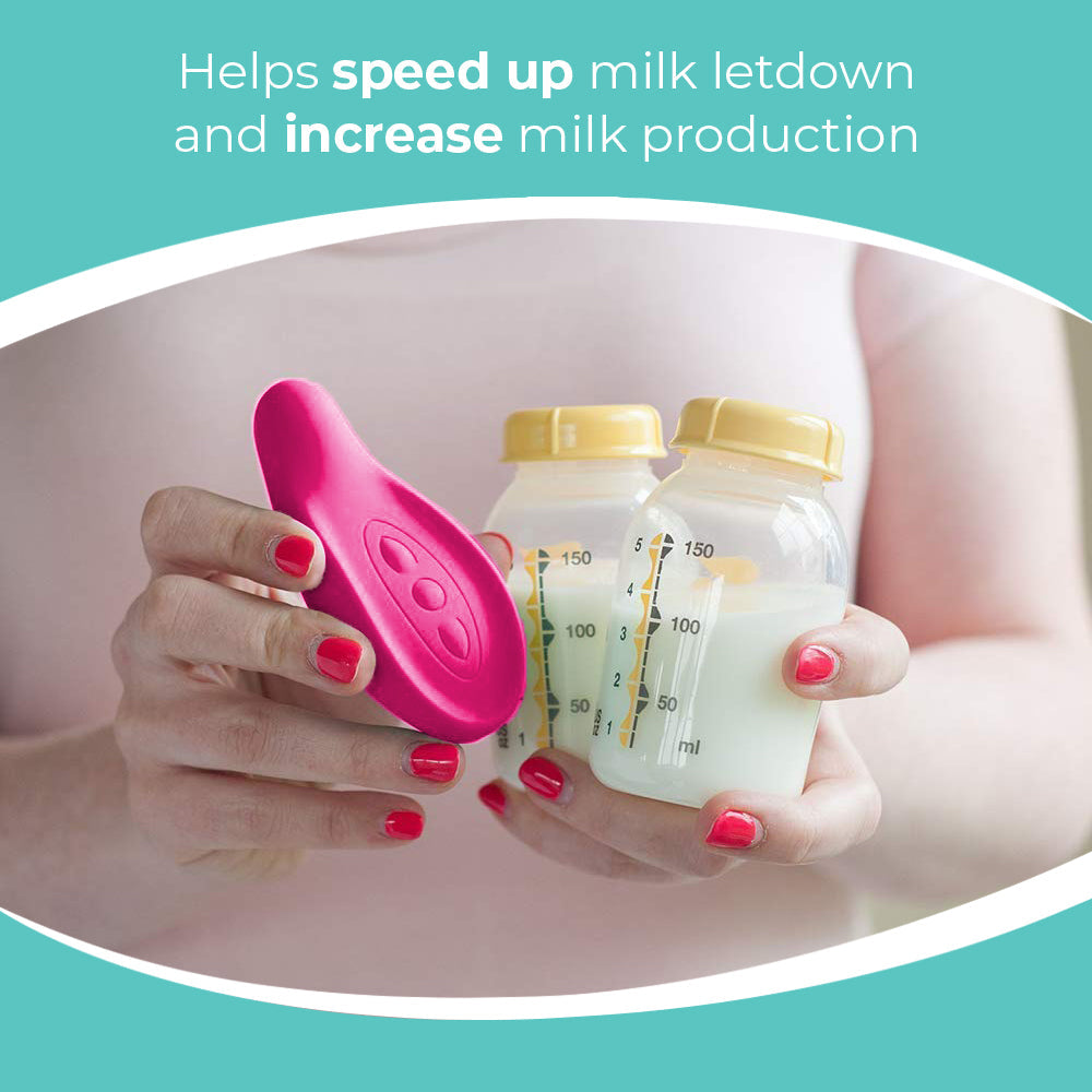 LaVie Pink Journey Bundle: Lactation Massager & Pump Strap