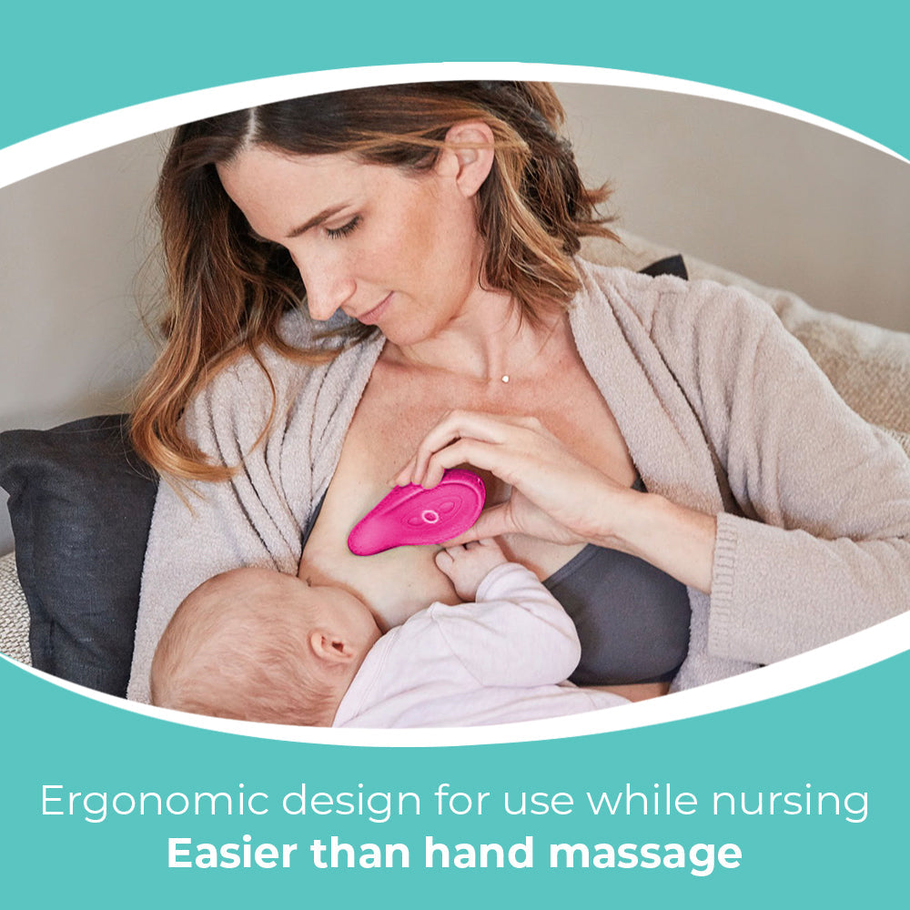 LaVie Pink Journey Bundle: Lactation Massager & Pump Strap