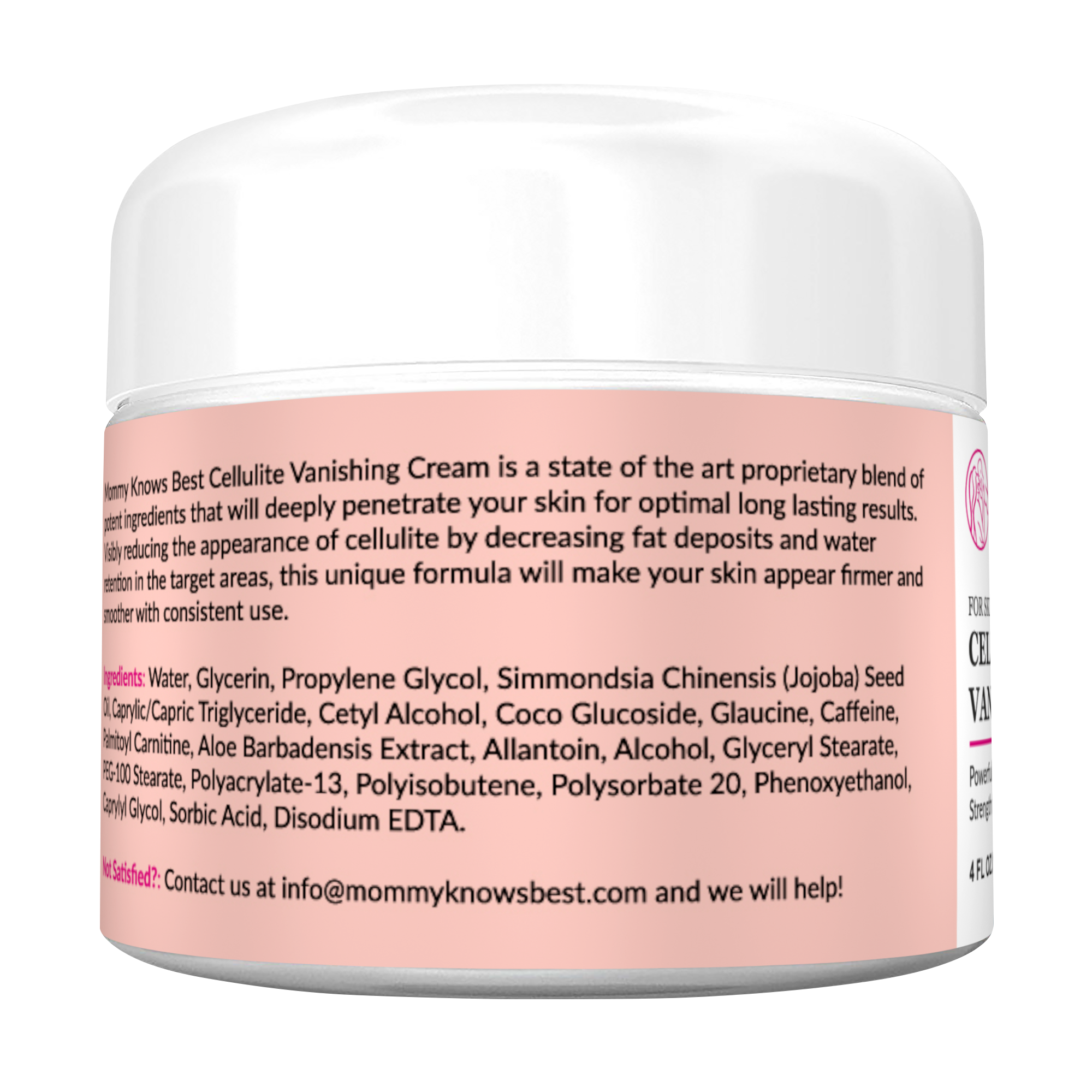 Cellulite Vanishing Cream - 4oz