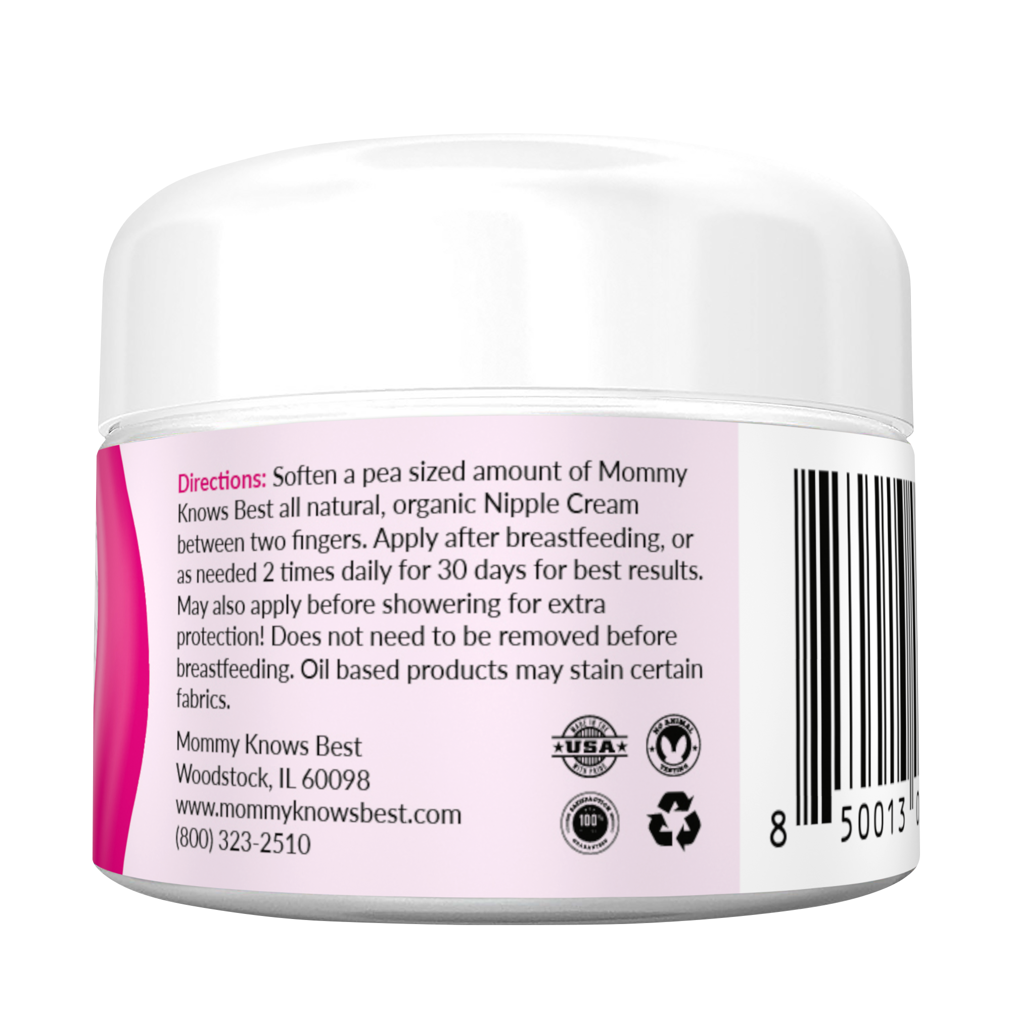 Organic Soothing Nipple Cream - 2oz