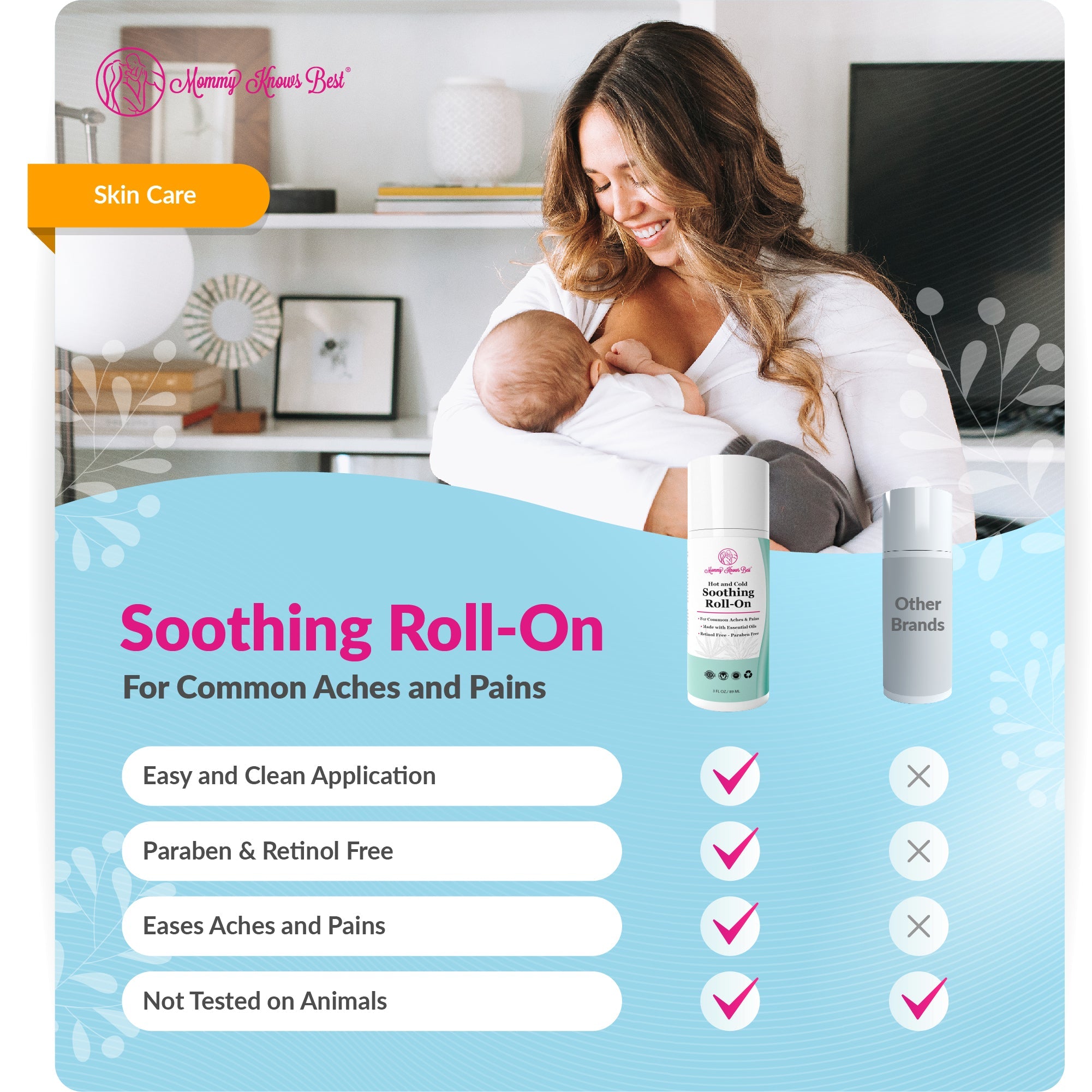 Hot and Cold Soothing Roll-on 3oz