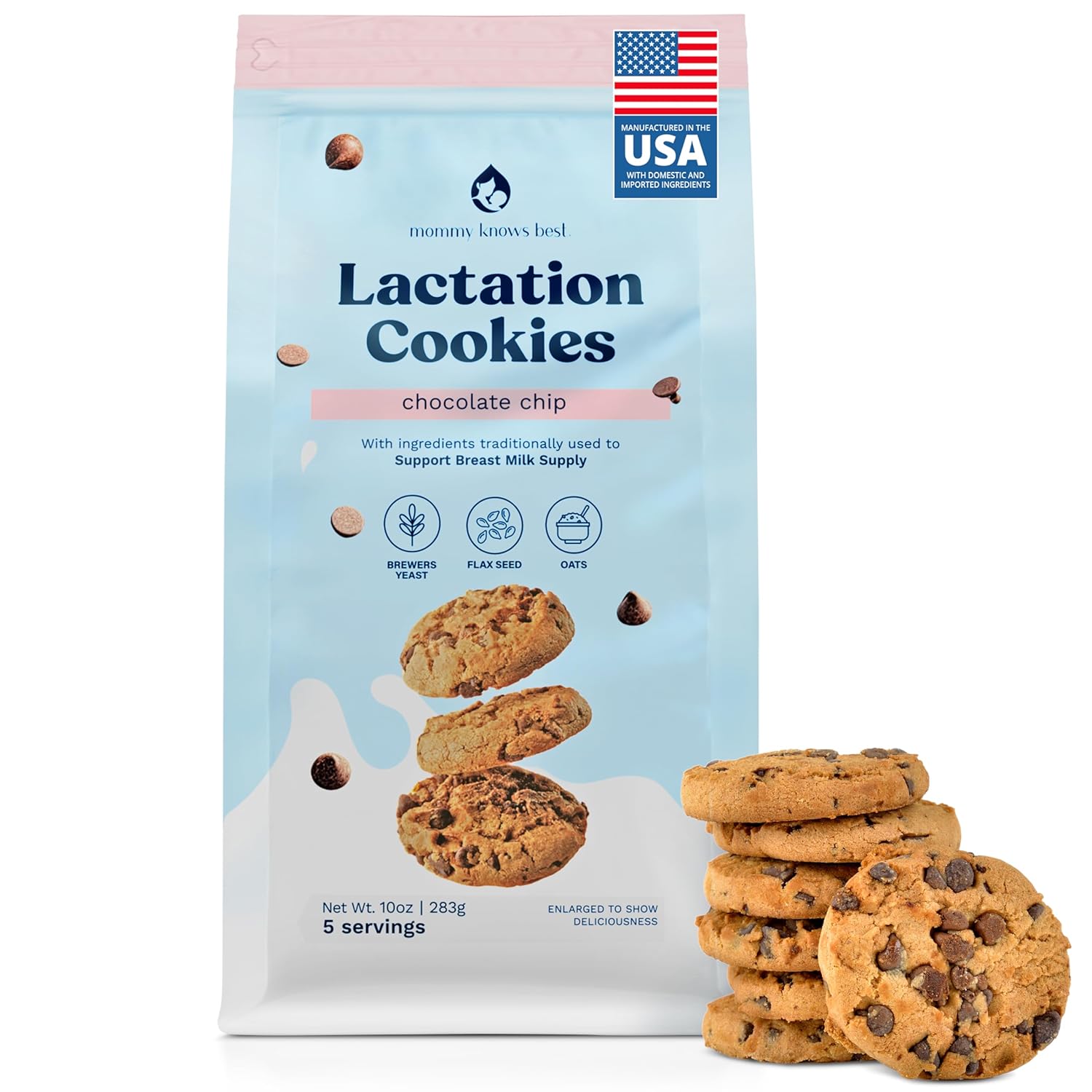 Mini Lactation Cookies - Chocolate Chip