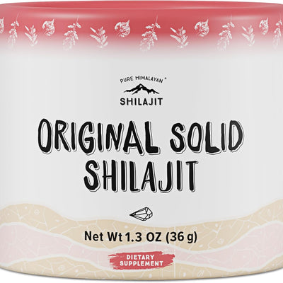 Original Solid, Organic Source of Fulvic Acid & Trace Minerals, Widely Used in Ayurveda (36g, Pack of 1