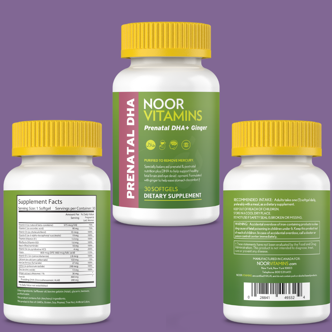 Prenatal Vitamins DHA + Ginger