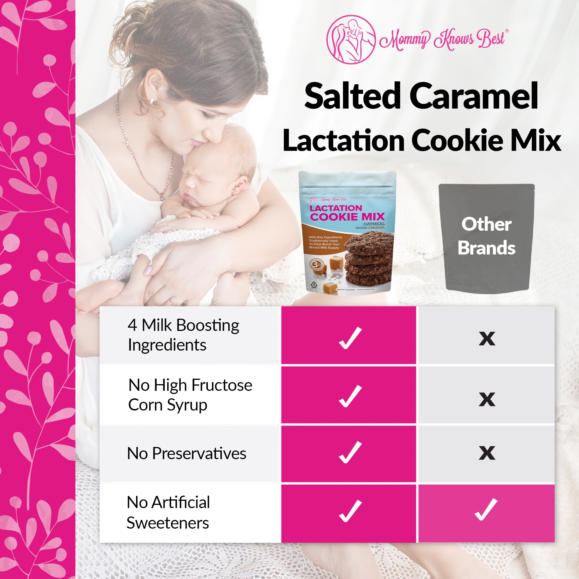 Lactation Cookie Mix - Salted Caramel - 16oz