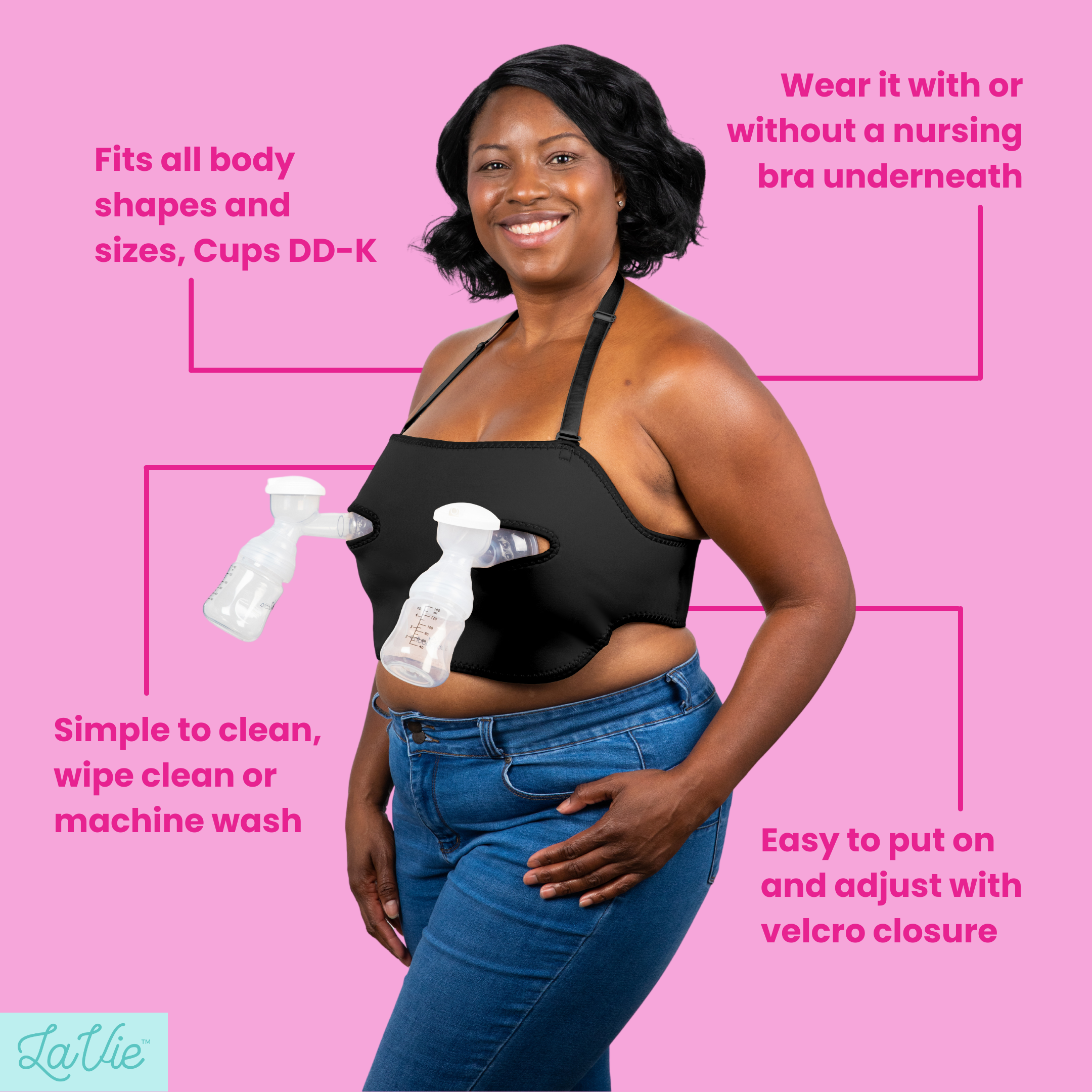 Pump Strap Hands-Free Pumping Bra