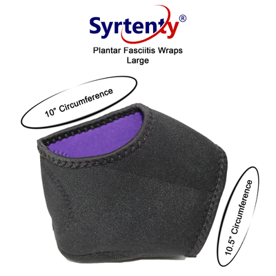 Syrtenty-"Plantar Fasciitis Wraps - Large Foot Compression Sleeve"