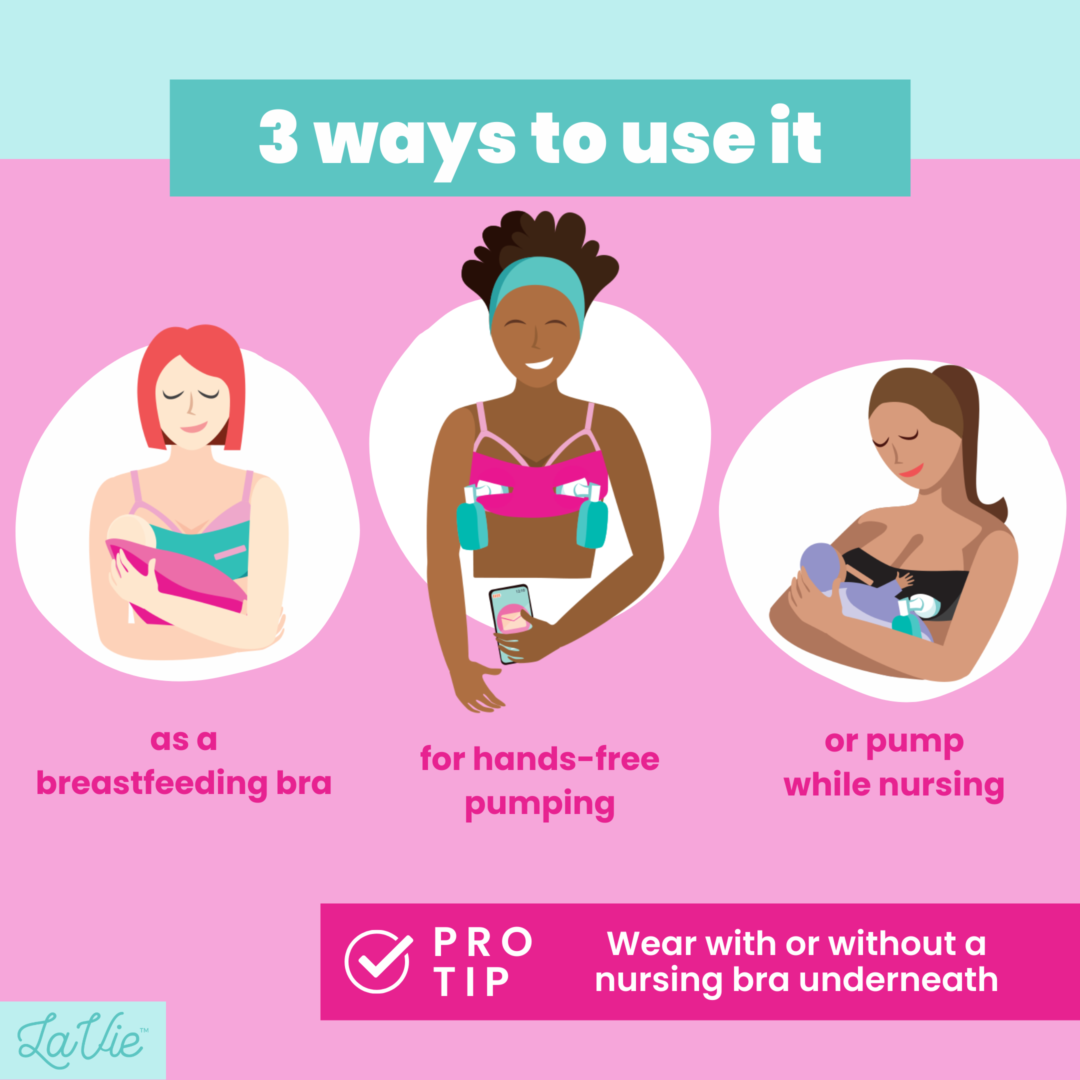 Pump Strap Hands-Free Pumping Bra