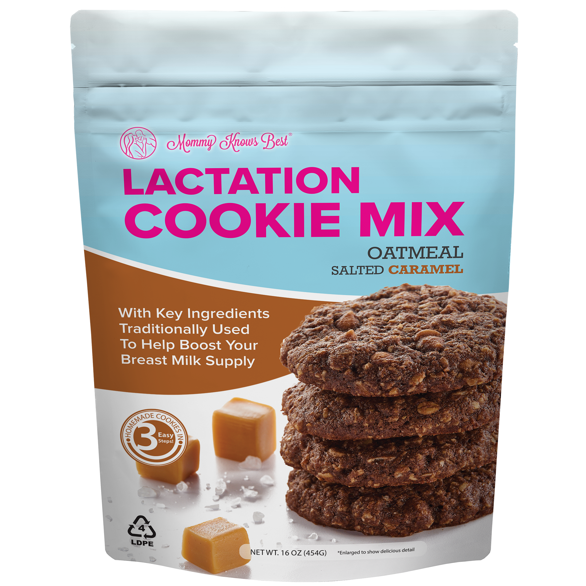 Lactation Cookie Mix - Salted Caramel - 16oz