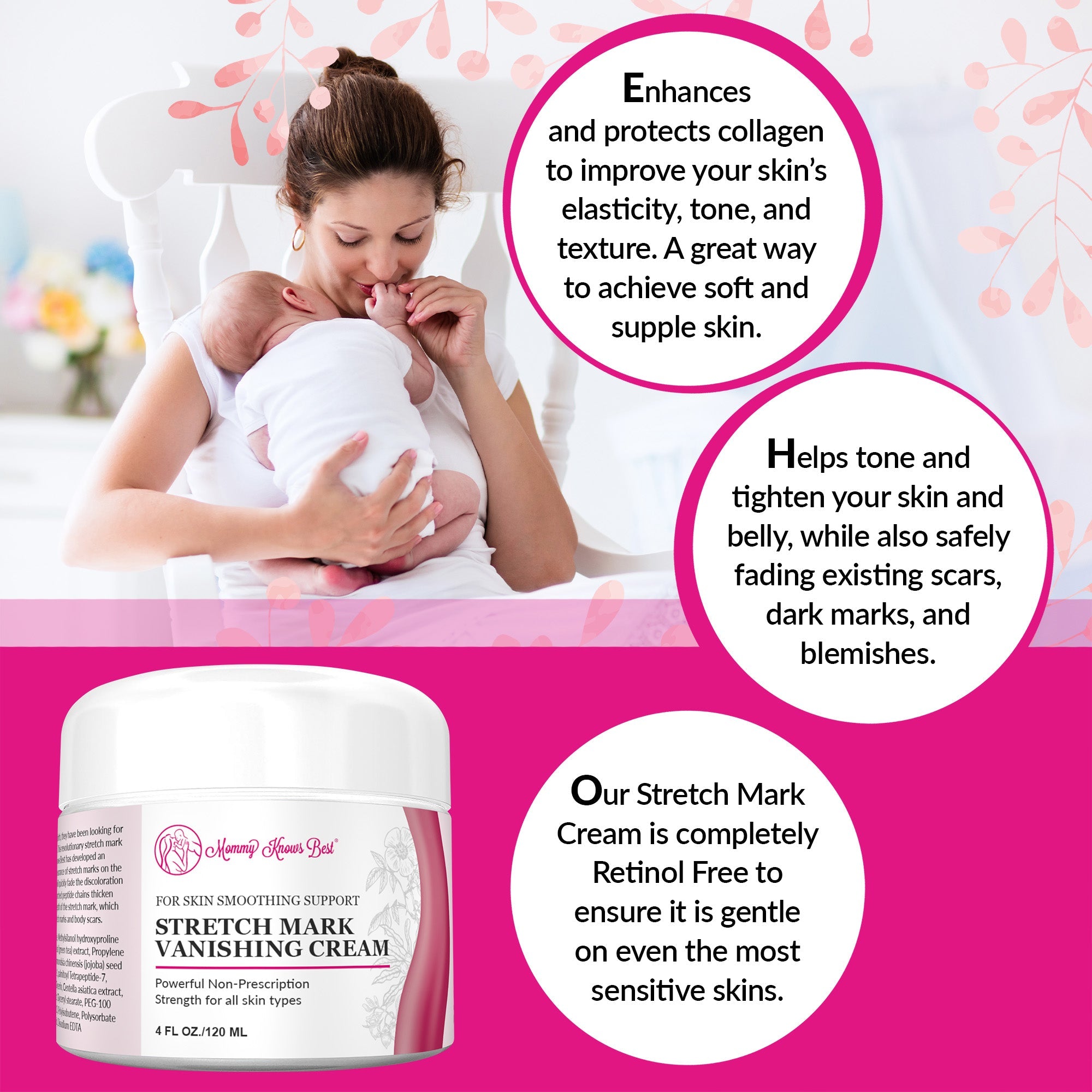 Stretch Mark Vanishing Cream - 4oz