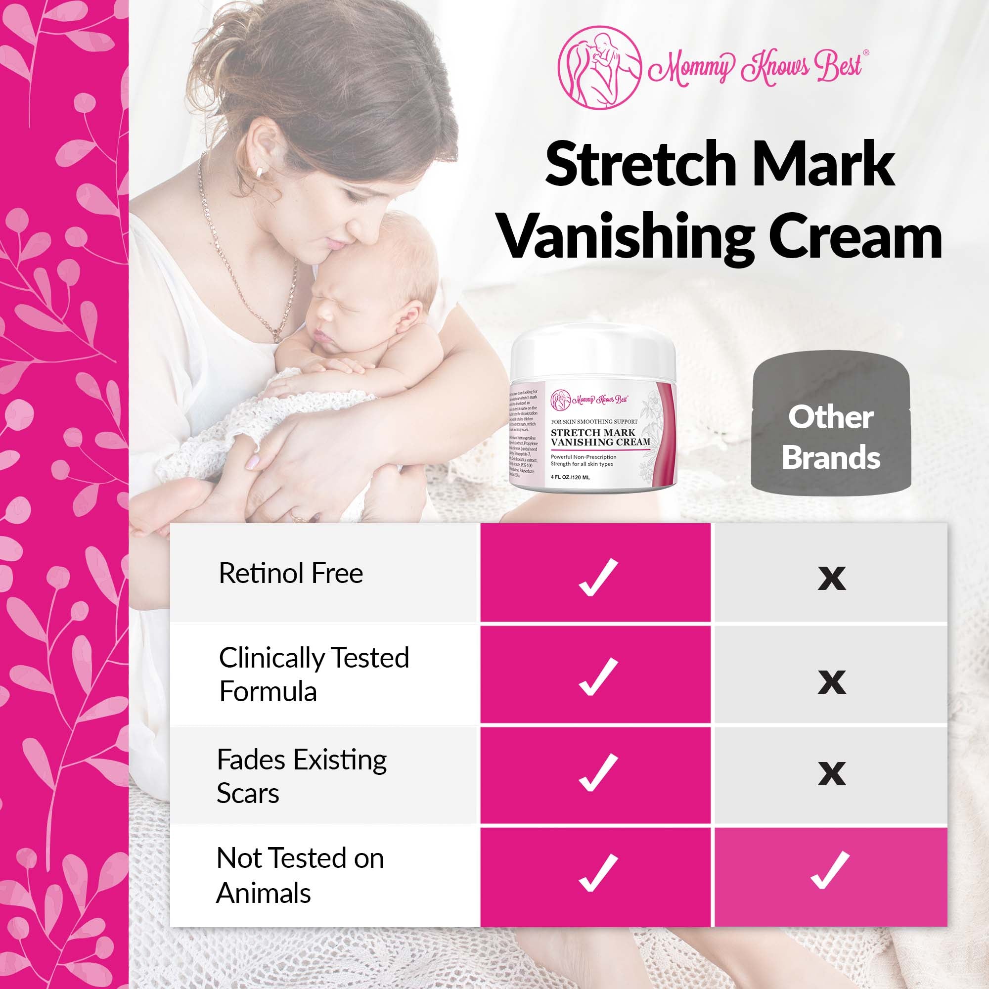 Stretch Mark Vanishing Cream - 4oz