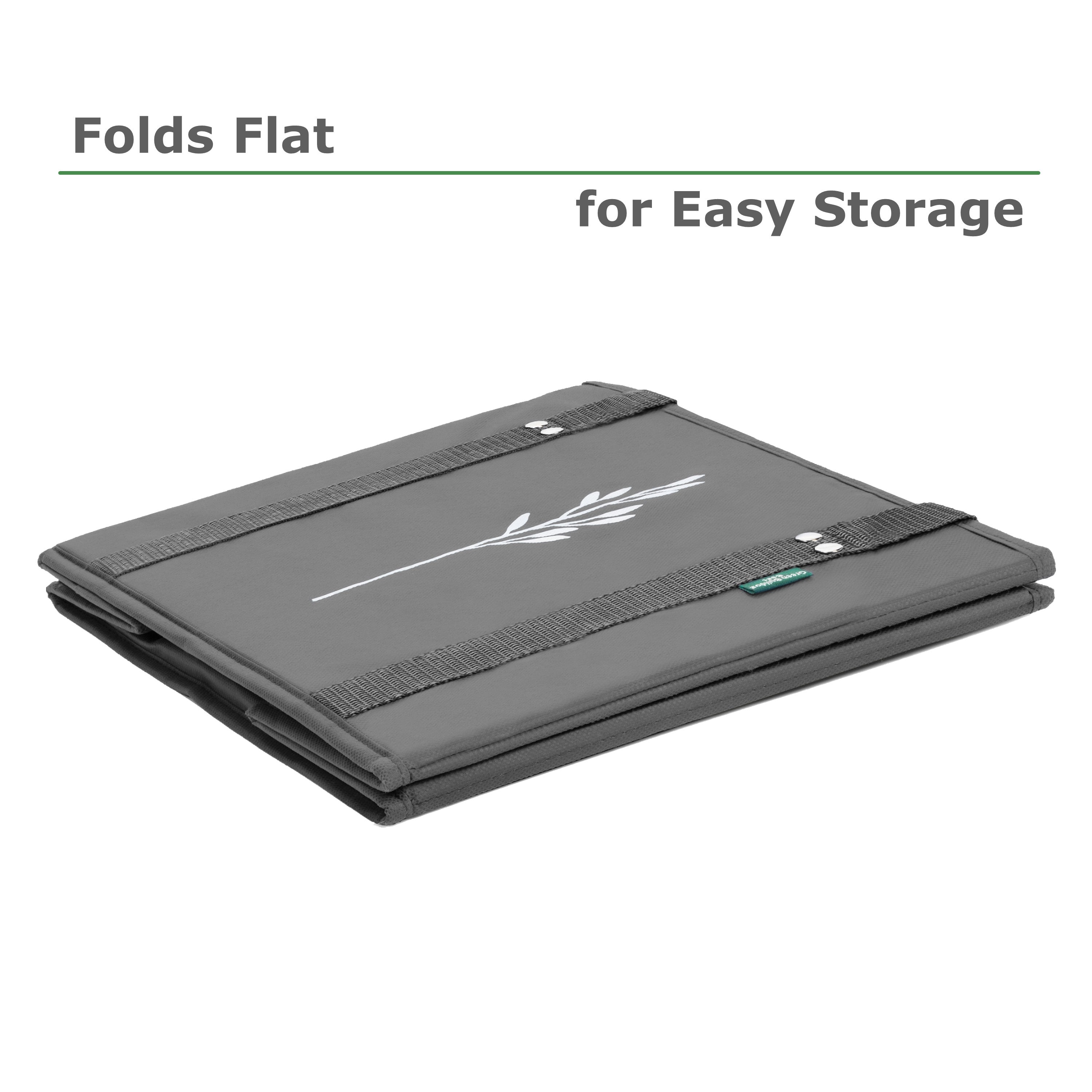 Collapsible Shopping Box Bags Fold Flat for Easy Storage