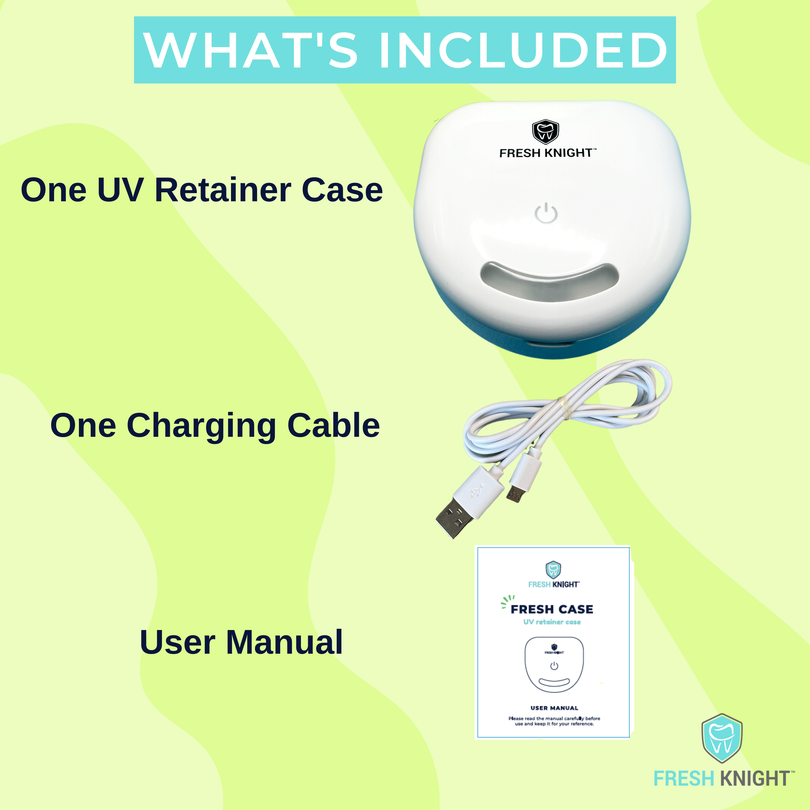 Fresh Case - White UV Retainer Case